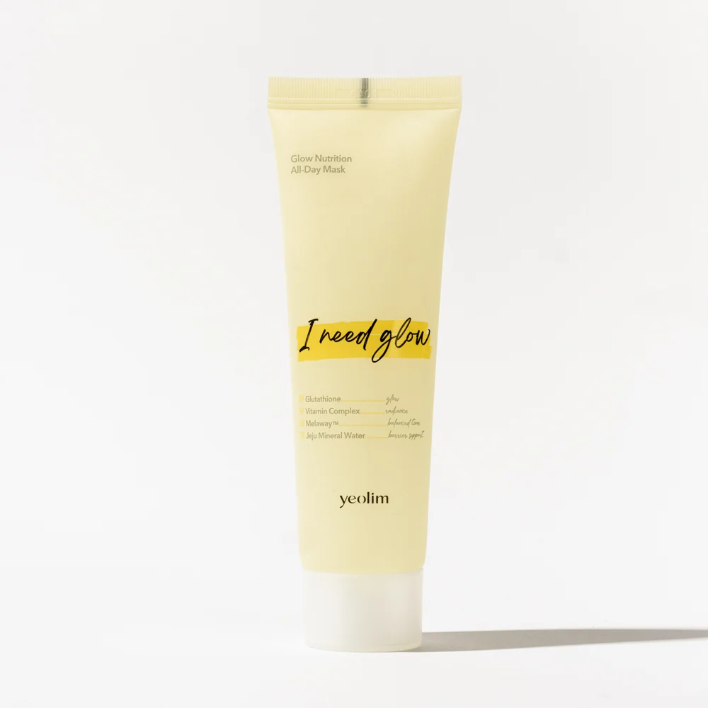 Glow Nutrition All-Day Mask 80 ml tube on white